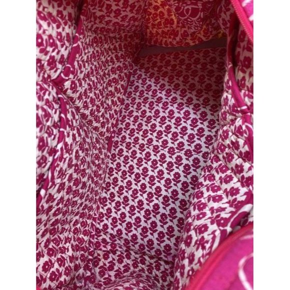 Vera Bradley Xl Duffel Msrp Red White Weekendtrave - Picture 8 of 8